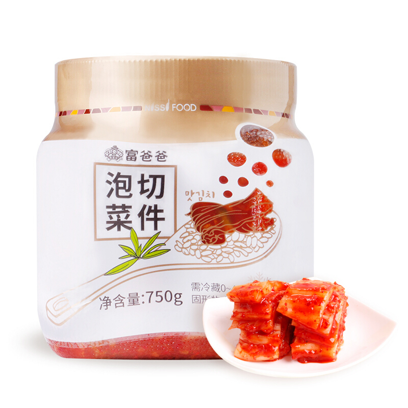 Fubaba 富爸爸 切件泡菜 750g 8.41元（需用券）