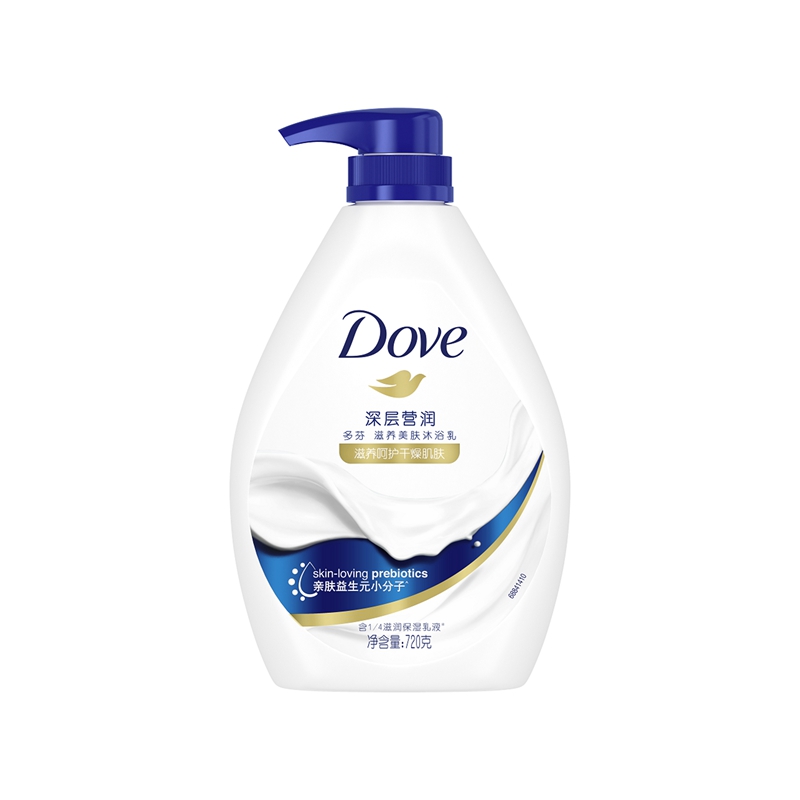 watsons 屈臣氏 DOVE多芬沐浴露沐浴乳营润滋养美肤香甜牛奶沐浴露720g 30.6元（