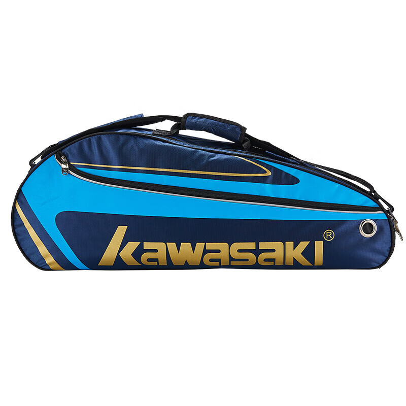 KAWASAKI 川崎 中性羽毛球拍单肩包 KBB-8327 藏青 51.33元