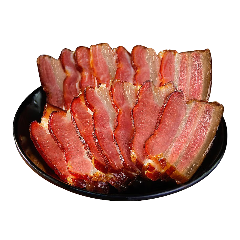 plus会员:腊货郎 四川烟熏土猪肉 去皮五花 500g 19.48元包邮