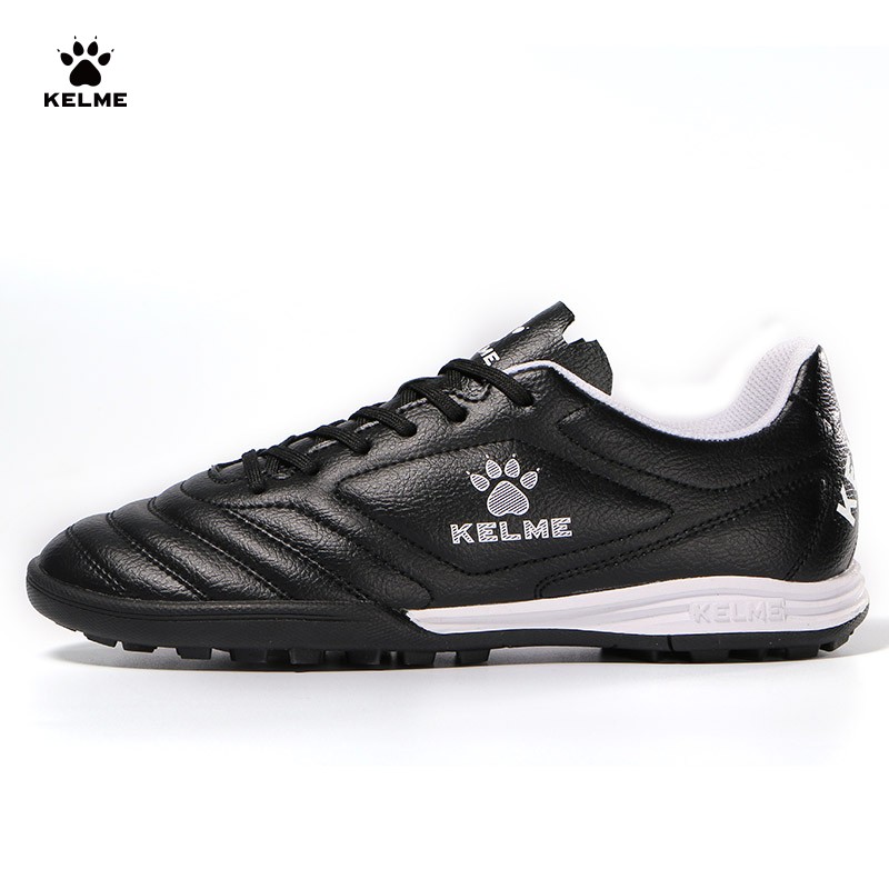 plus会员:KELME/卡尔美 成人足球鞋男比赛TF碎钉球鞋 黑色 39+凑单品 208.51元包