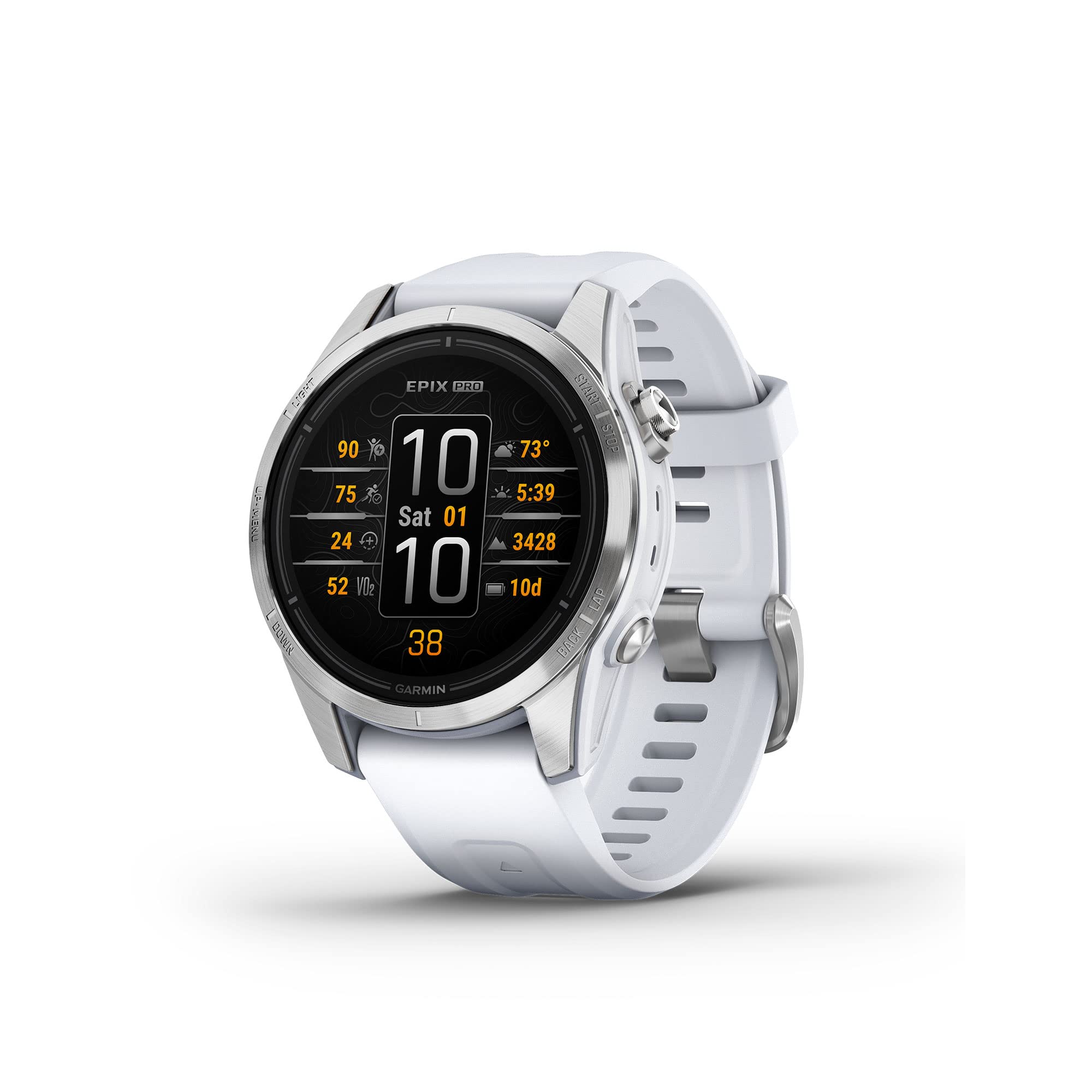 PLUS会员：GARMIN 佳明 epixTM Pro (Gen 2) 智能手表 42 mm 银色 4367.84元包邮（需用券