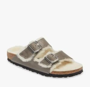 Nordstrom Rack：Birkenstock 年底再降 低至3.4折+额外7.5折 Arizona加绒凉鞋$52