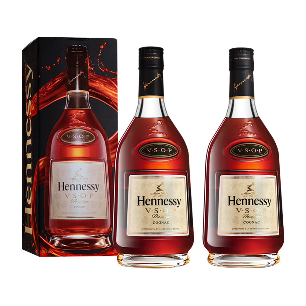 Hennessy 轩尼诗 VSOP500ml*2 干邑白兰地 行货进口洋酒 712.5元