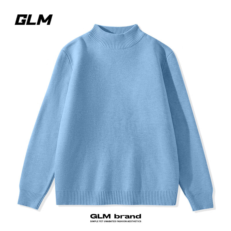 GLM 男士秋冬毛衣 半高领针织衫 ￥32.83