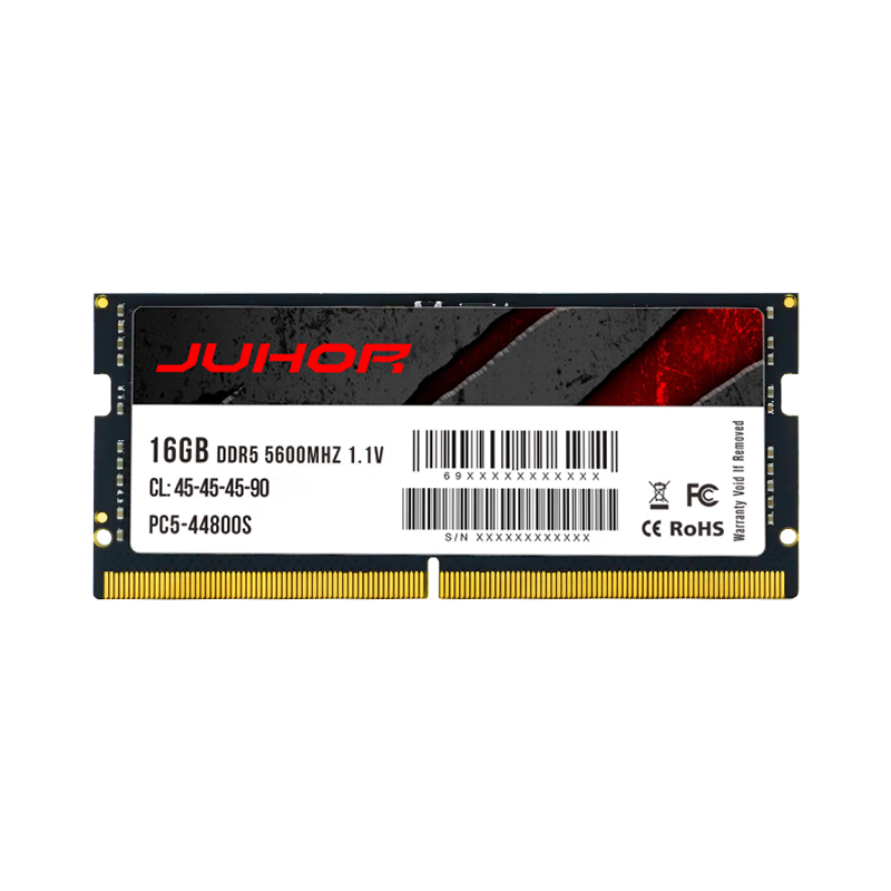 PLUS会员：JUHOR 玖合16GB DDR5 5600 笔记本内存条 2027.86元包邮(可低至202.86元)（