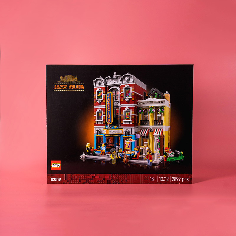 LEGO 乐高 街景ICONS系列10312爵士俱乐部男孩积木玩具房子建筑 1185.6元