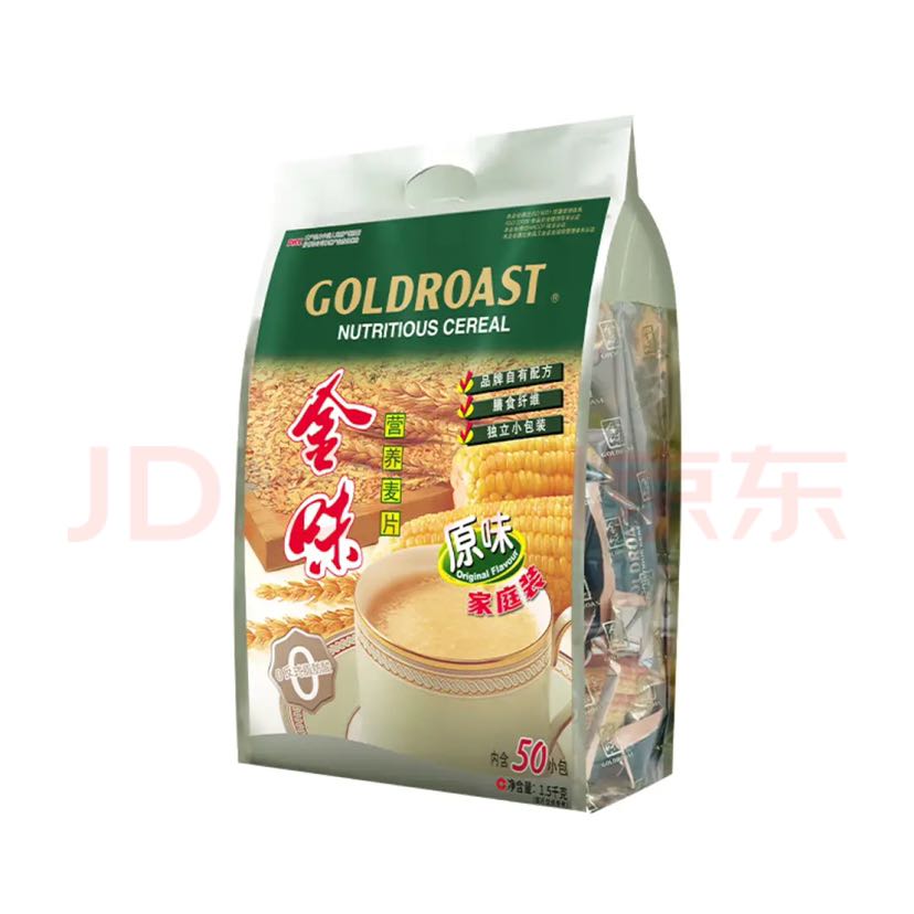 GOLDROAST 金味 营养麦片 原味 1.5kg 家庭装 31.24元（需用券）