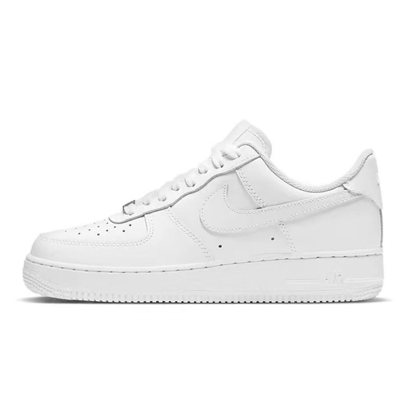 NIKE 耐克 Air Force1经典复古新年送礼低帮板鞋女款纯白DD8959-100 389元