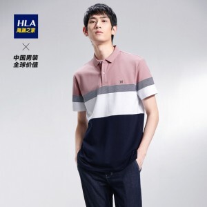 hla 海澜之家 hntpd2q084a 男士短袖polo衫