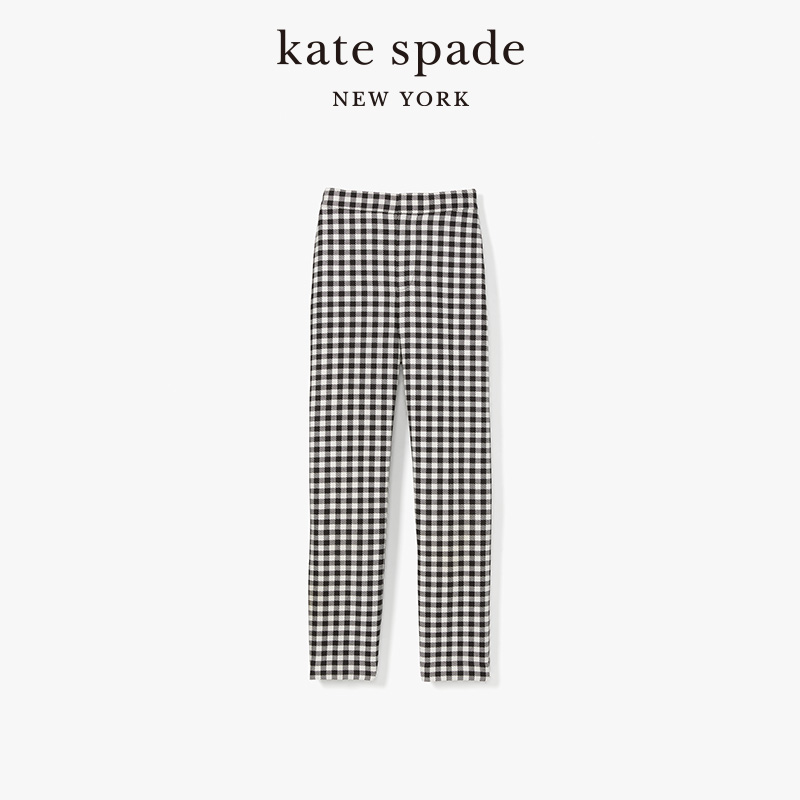 Kate Spade ks 维希格纹长裤西装裤下装轻奢通勤女 813元（需用券）