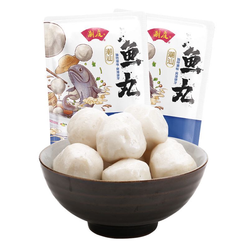 潮庭 潮汕 鱼丸 250g 12.82元（需买4件，需用券）