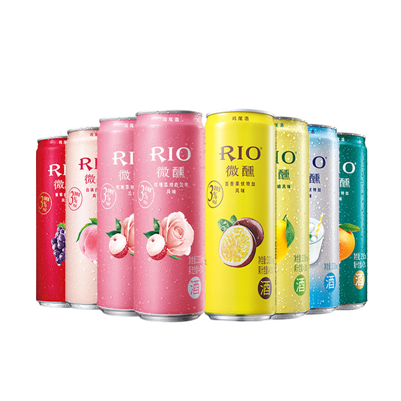 88VIP：RIO 锐澳 预调鸡尾酒微醺系列全家福多口味330ml*8果酒洋酒 39.76元（需