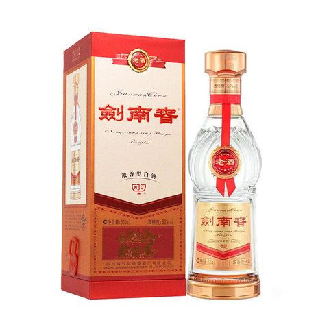 剑南春 老酒 52度浓香型白酒 500ml 1瓶 449元（需用券）