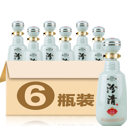 汾酒 汾清酒 42度 清香型白酒 475ml*6瓶 plus会员658元,可叠加全品券