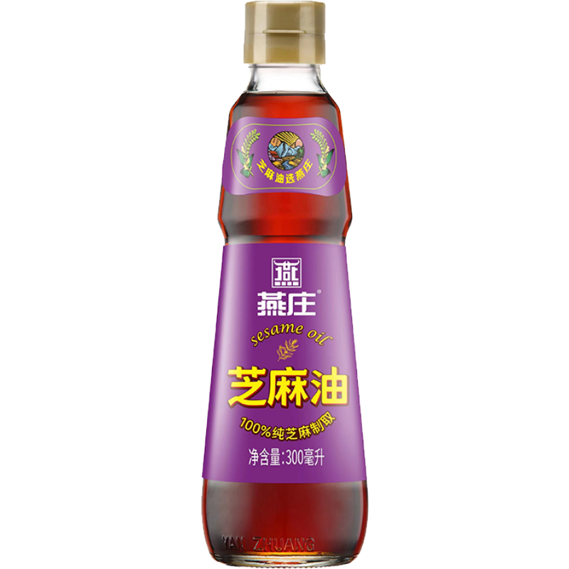 88VIP：燕庄 纯芝麻油香油402ml调料油凉拌 调味 8.84元（需买4件，需用券）