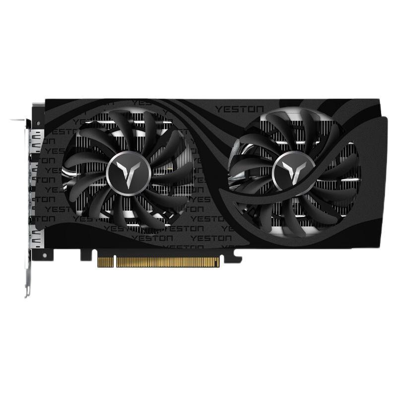 yeston 盈通 RX 6600 8GD6 大地之神 显卡 8GB 黑色 1399元