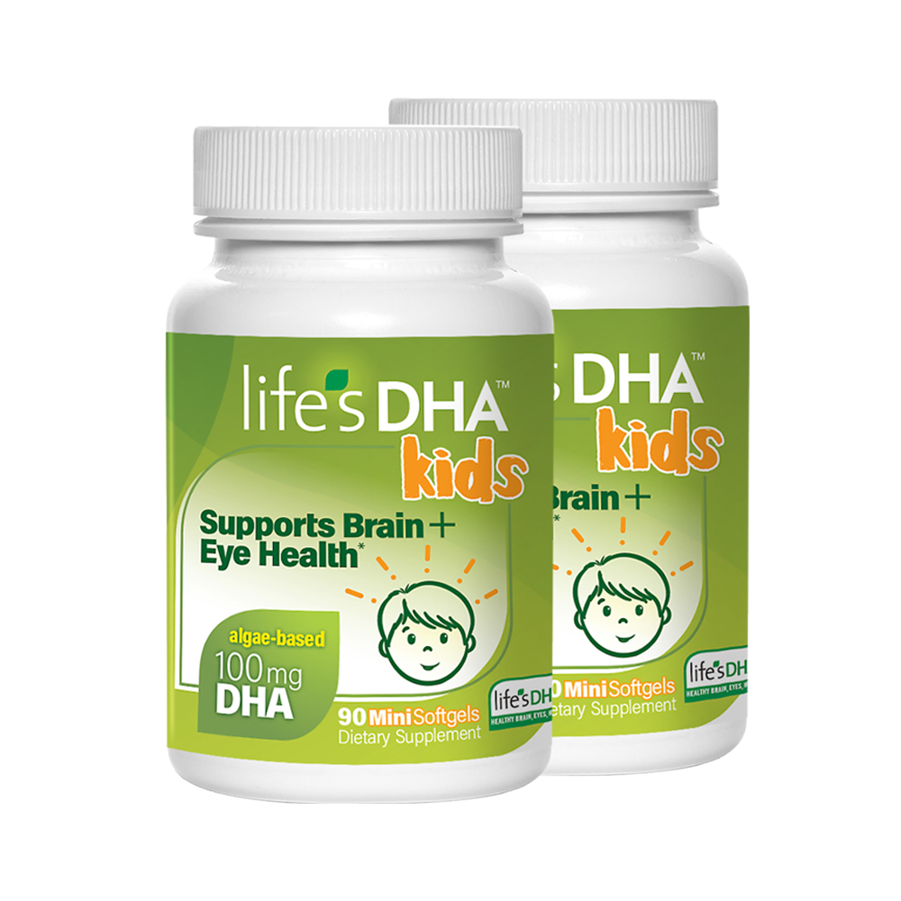 life's DHA 帝斯曼 婴儿幼儿学生儿童DHA90粒*2瓶 398元（需用券）