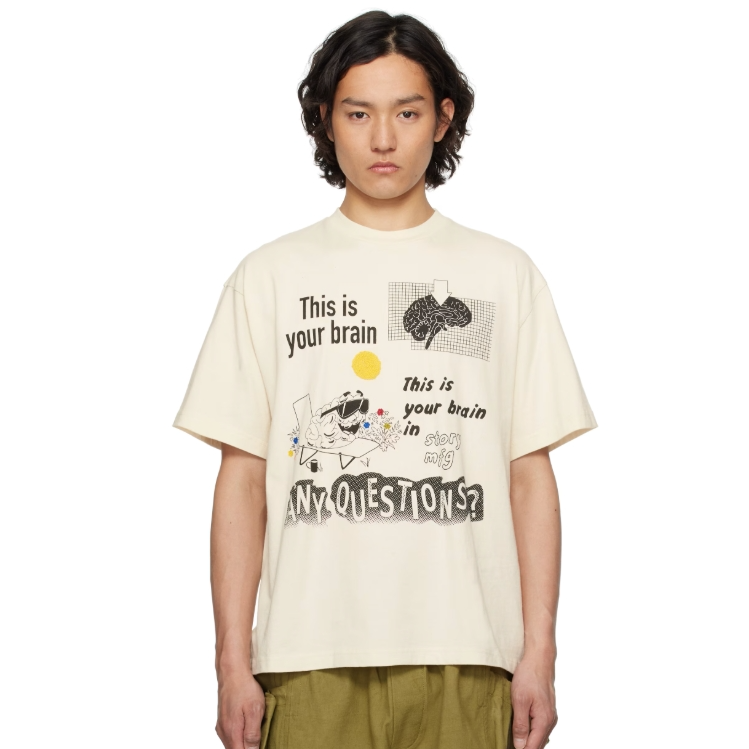 Story mfg. 灰白色 Grateful SS T 恤 4.5折 $88（约633.91元）