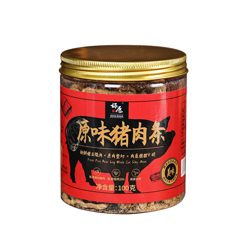 好愿 高蛋白猪肉条100g 8.8元（京东试用）