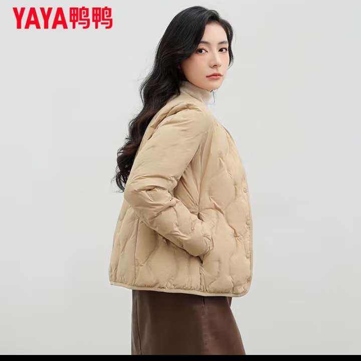 双11狂欢：鸭鸭（YAYA）90鸭绒春秋新款羽绒服 117.96元（需领券）