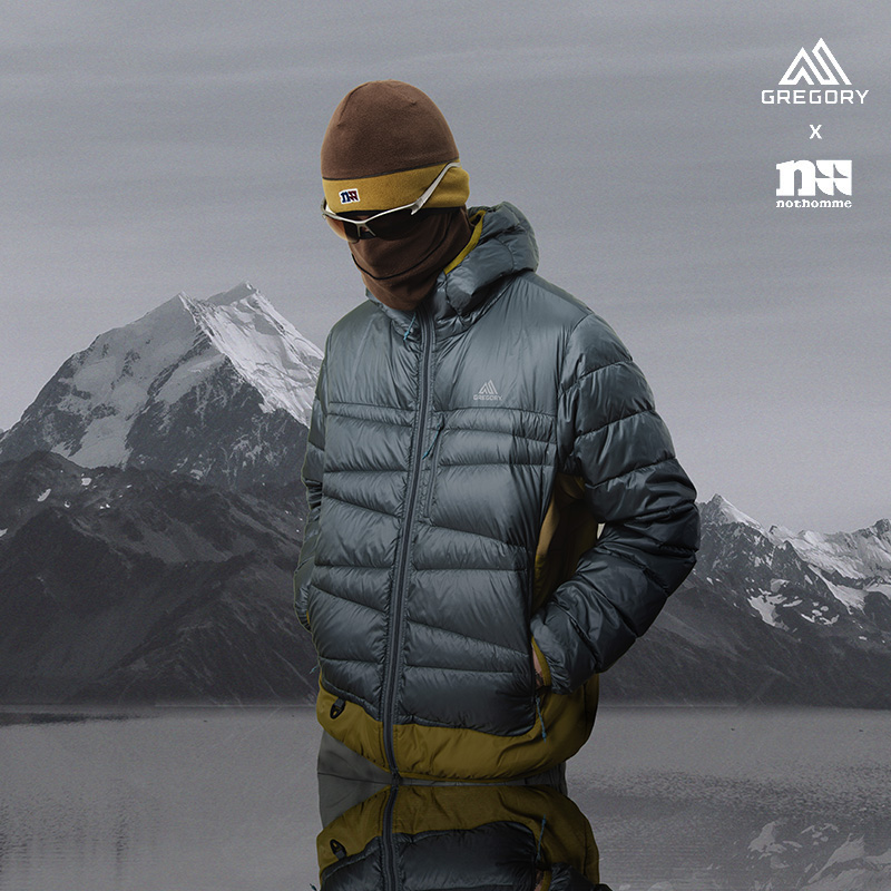 保暖服饰：格里高利 × NOTHOMME 崎路 700蓬白鹅绒 户外轻量羽绒服 23M027GRN 729