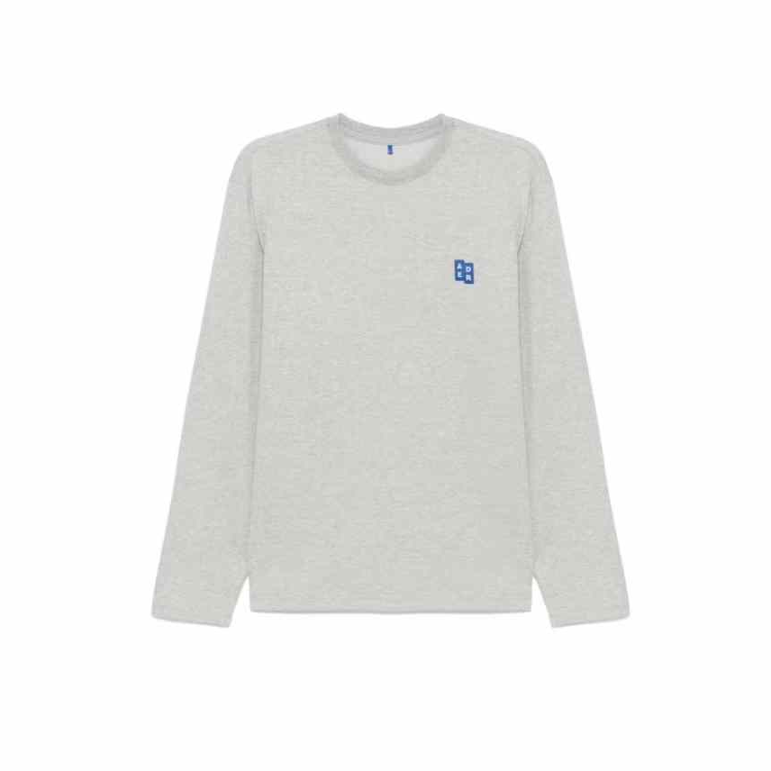 Ader Error 基礎款灰色長袖T恤 5.3折 $64（約461.47元）