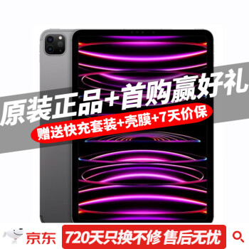 Apple 苹果 iPad Pro 2022款 11英寸 苹果ipad 平板 M2芯片 原装未使用 深空灰色 22款