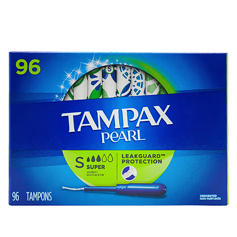 TAMPAX 丹碧丝 珍珠系列 导管式卫生棉条 大流量型 96支 98.8元（需用券）