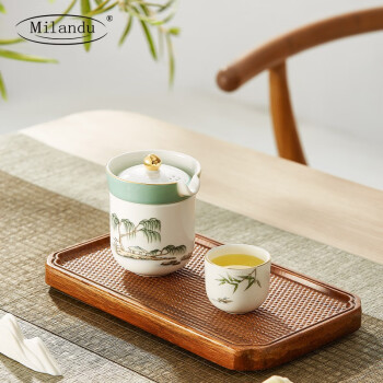 Milandu 西湖系列骨瓷茶具四件套 ￥175.14