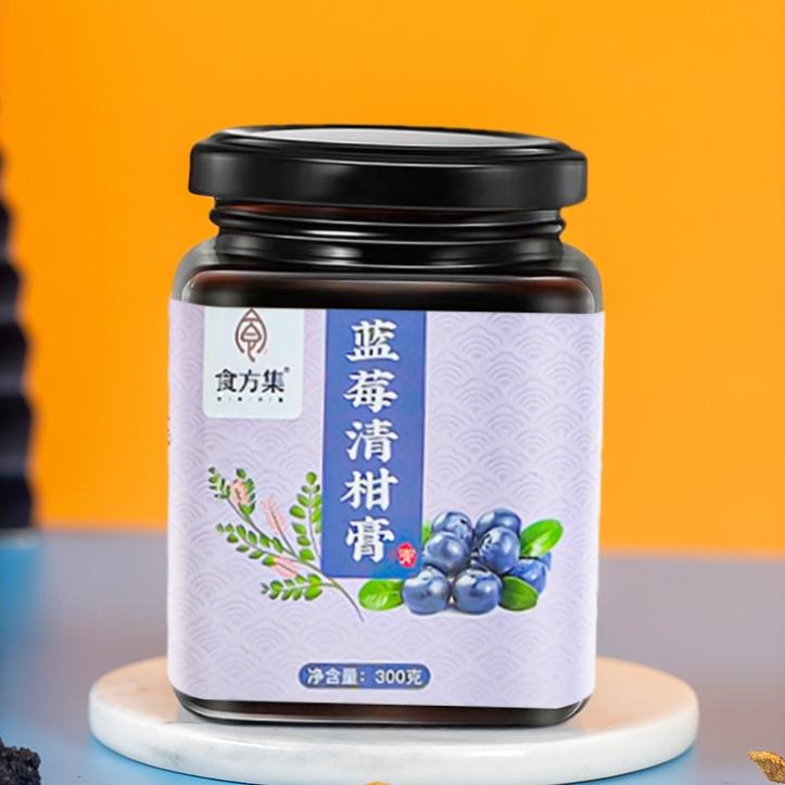 风雅桃笛 食方集 蓝莓青柑膏 300g*1罐 19.9元包邮（需用券）