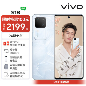 vivo S18 5G手机 8GB+256GB 花似锦 ￥2119