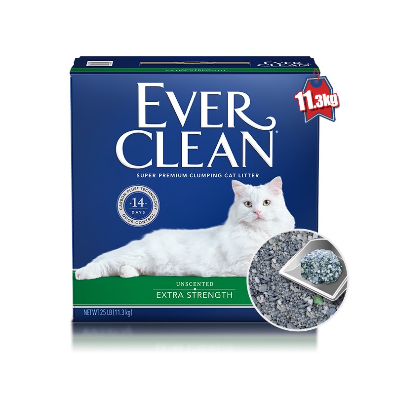 EVER CLEAN 铂钻 绿标 膨润土猫砂 11.3kg 无香 79元（需用券）