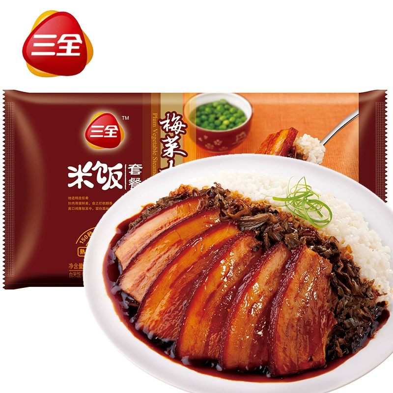 拍3件 三全多口味速食自热米饭375g*3盒 券后19.95元