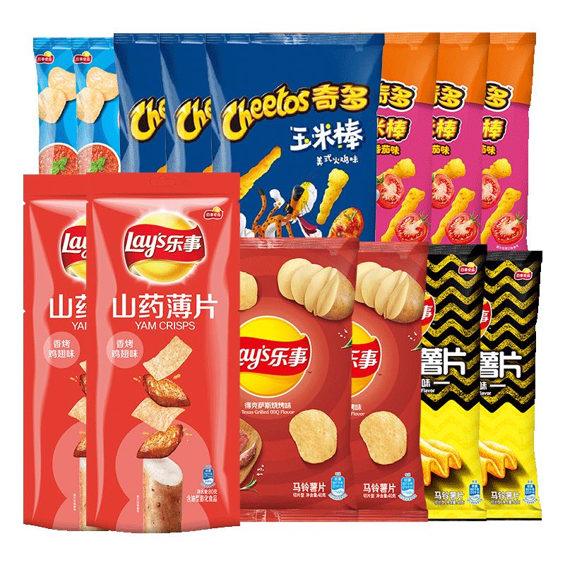 Lay's 乐事 薯片开学季 吃货大礼包666g 27.6元（需用券）