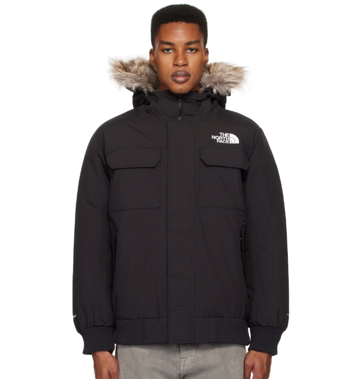 The North Face Black McMurdo Bomber 羽絨服 5折 $175（約1261.84元）