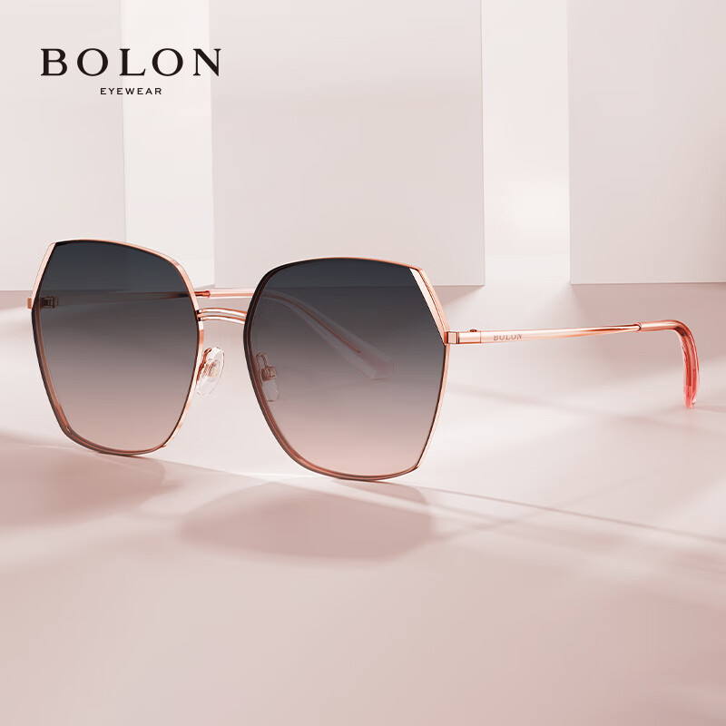 BOLON 暴龙 中性款偏光全框墨镜 BL7103 A33-灰蓝-透粉渐进 488元（需用券）