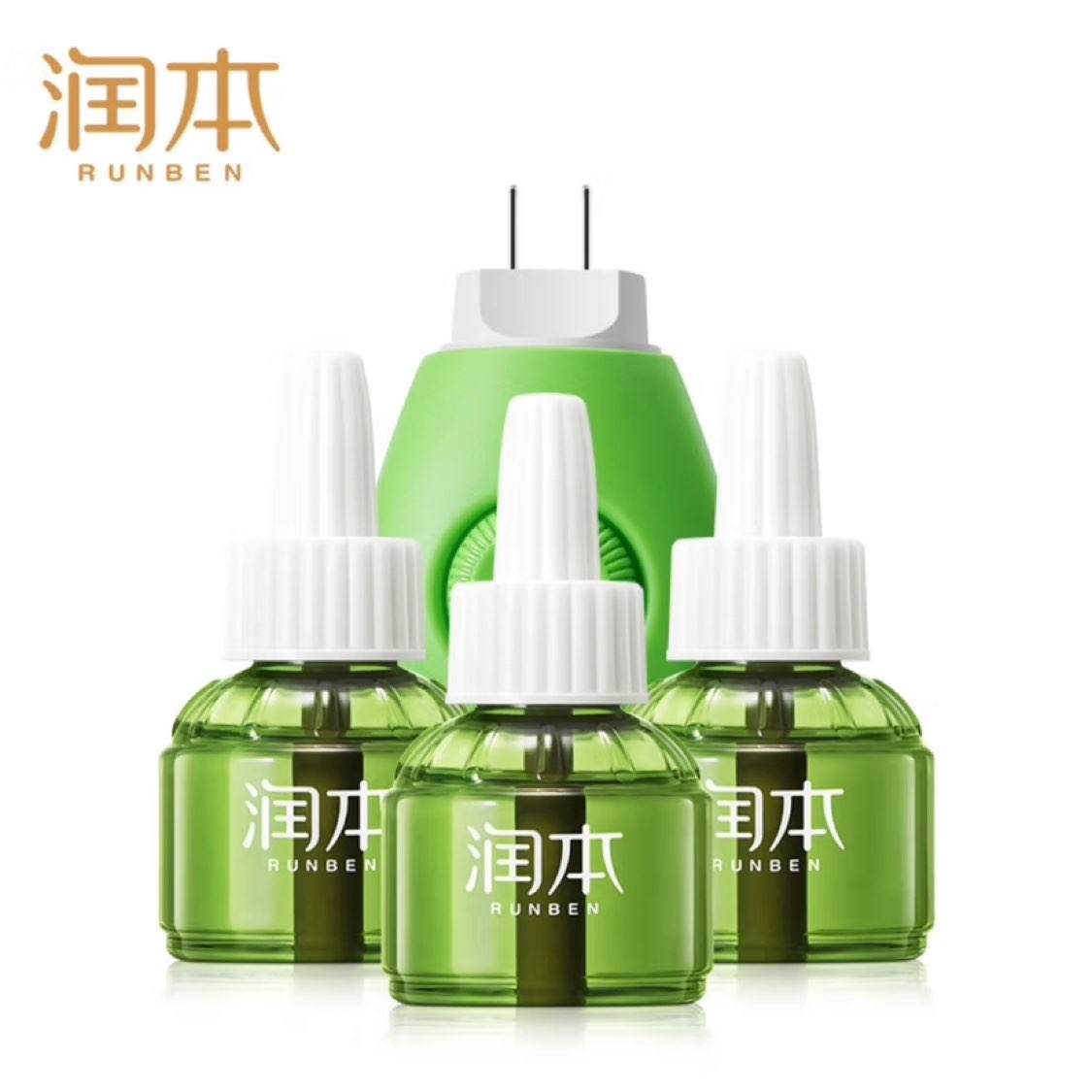 PLUS会员:润本（RUNBEN）电蚊香液45ml*3瓶 +1器 16.77元包邮（需领券）