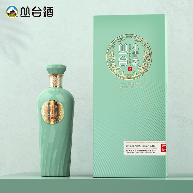 丛台酒 小青柔 38%vol 浓香型白酒 480ml 单瓶装 38元