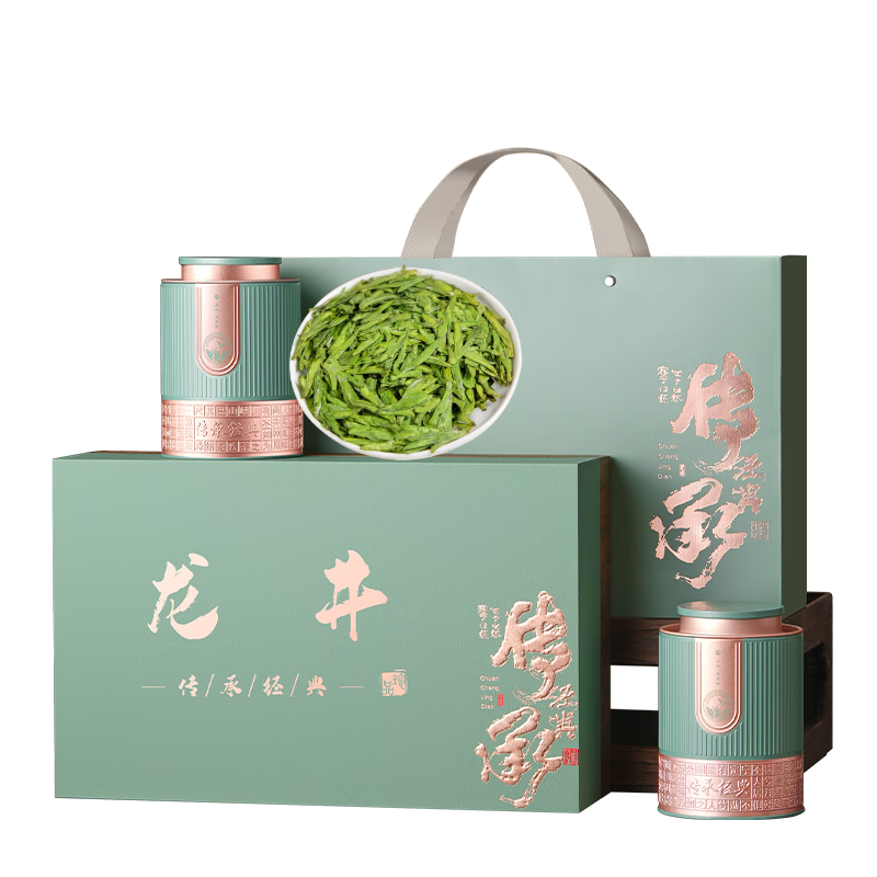 PLUS会员：品如故茶叶 2024新茶明前特级嫩芽绿茶龙井250g 146.98元(合73.49元/件)