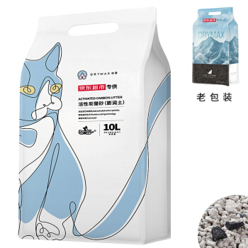 DRYMAX 洁客 快速结团活性炭钠基矿物猫砂低尘猫砂 8kg 25.55元（需用券）