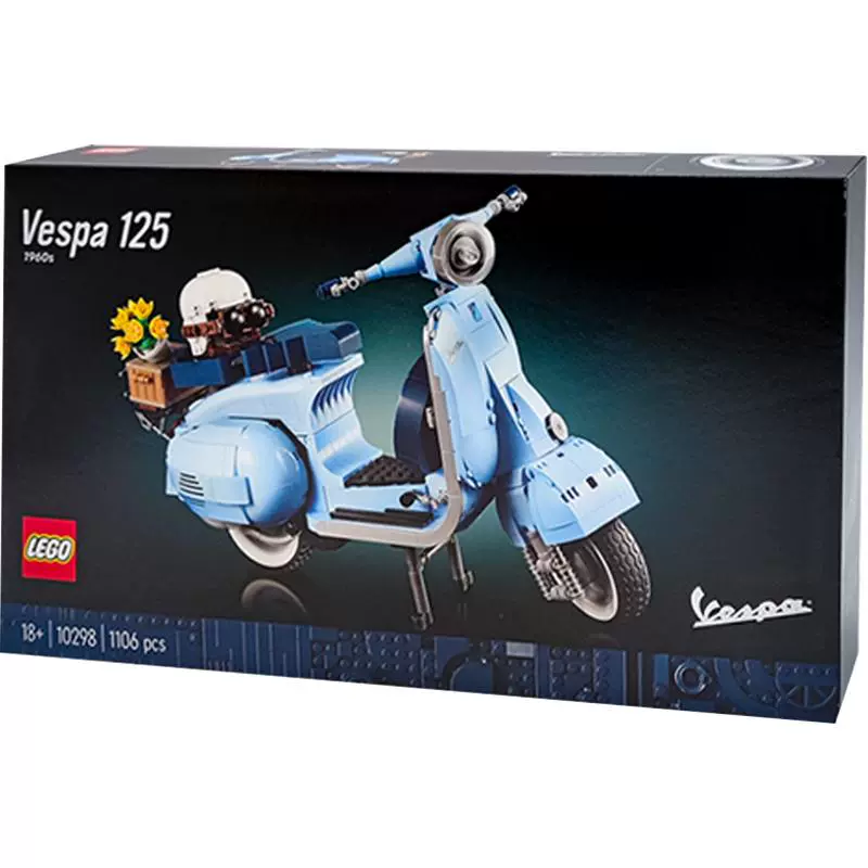 LEGO 乐高 Creator创意百变高手系列 10298 韦士柏 Vespa 125 踏板摩托车 ￥369.15