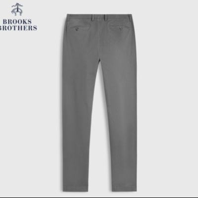 限尺码：Brooks Brothers 布克兄弟 男士修身通勤休闲长裤 1000091383 214元 包邮