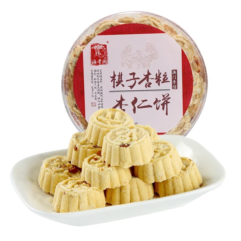 PLUS会员：澳丰园 棋子杏粒 杏仁饼 235g 17.75元（需领券）