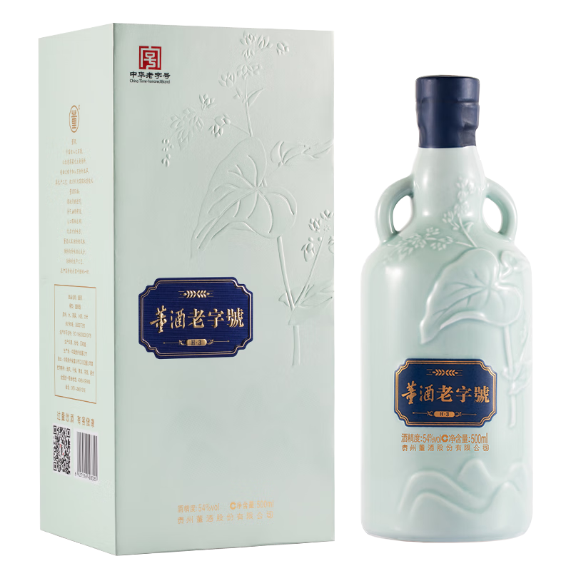 董酒 老字号H3 董香型 白酒 54度 500ml 单瓶装 229.25元包邮（需领券）