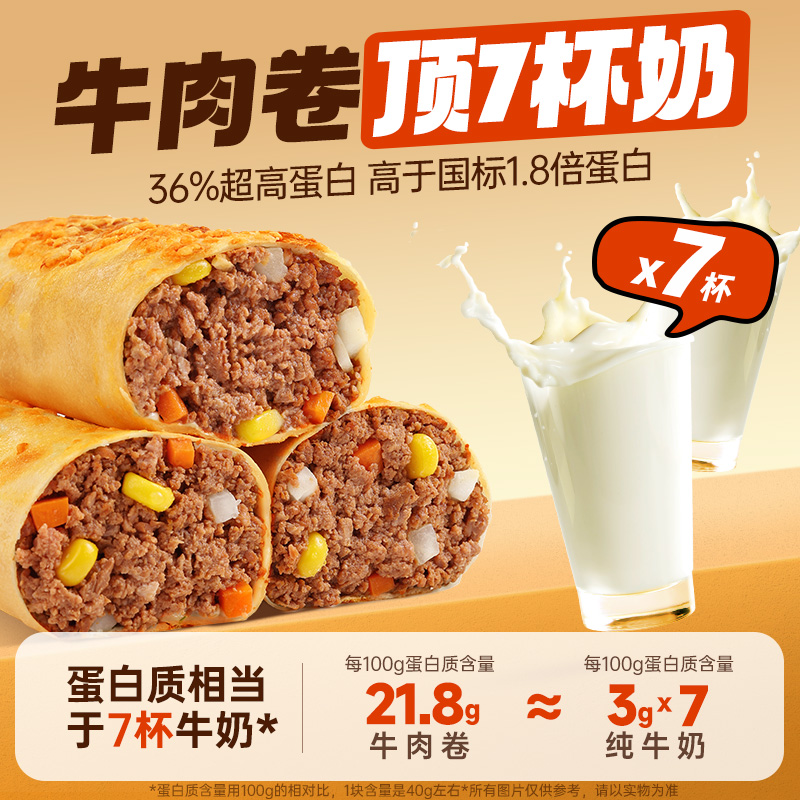 明日女神 即食牛肉卷 40g*5袋 独立袋装 14.9元（需用券）