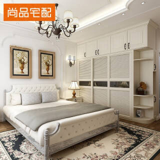 尚品宅配定制衣柜欧式移门推拉门整体大衣柜卧室柜衣帽间全屋家具定制