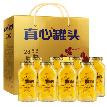 真心食品 真心 黄桃罐头248g*8罐 水果罐头送礼品盒 大连黄桃年货礼盒 47.13元