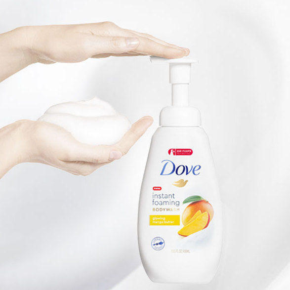 Dove 多芬 芒果味慕斯泡泡沐浴露 400ml 34.92元