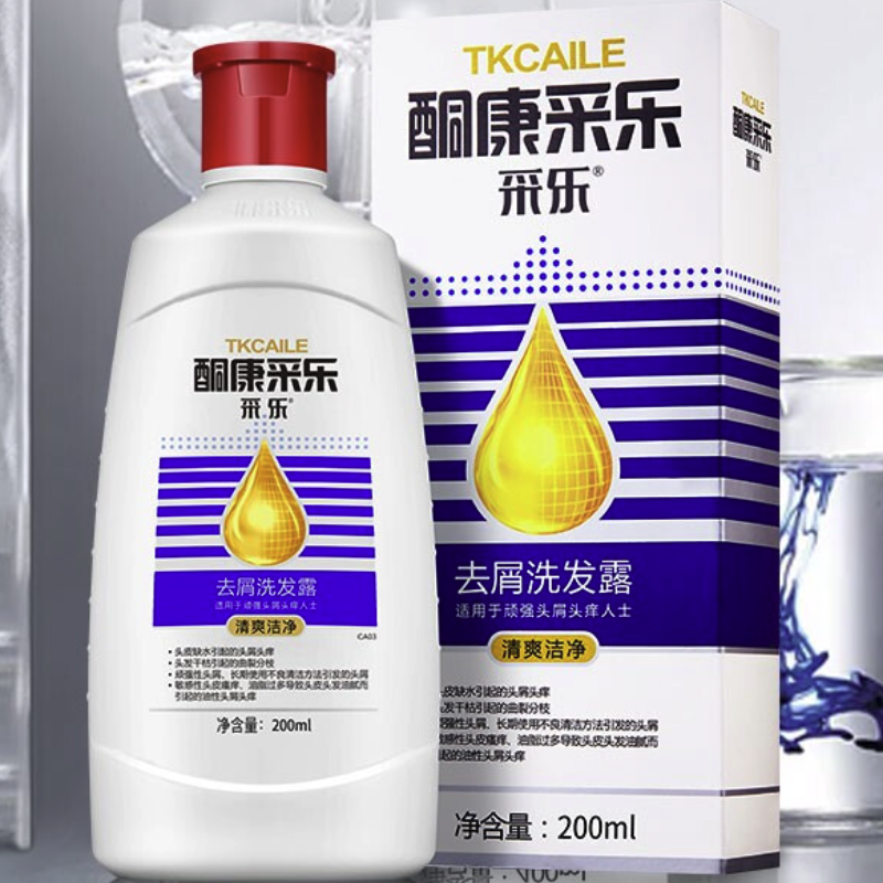 CAILE 采乐 去屑洗发水 清爽洁净 200ml 5.4元（需用券）